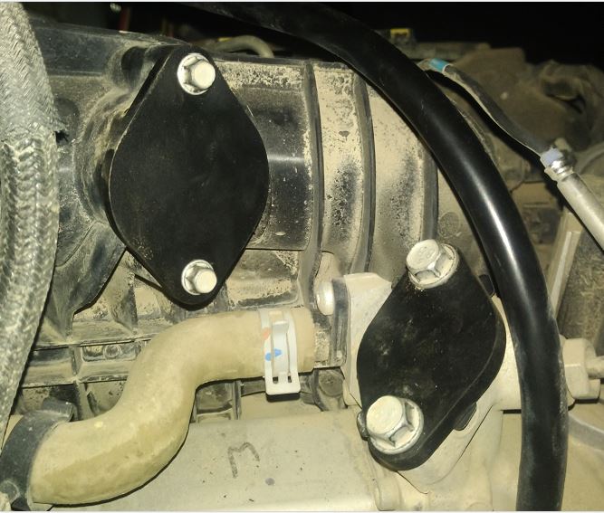 2.8 Duramax Exhaust & EGR block off plates Derks Custom Cars